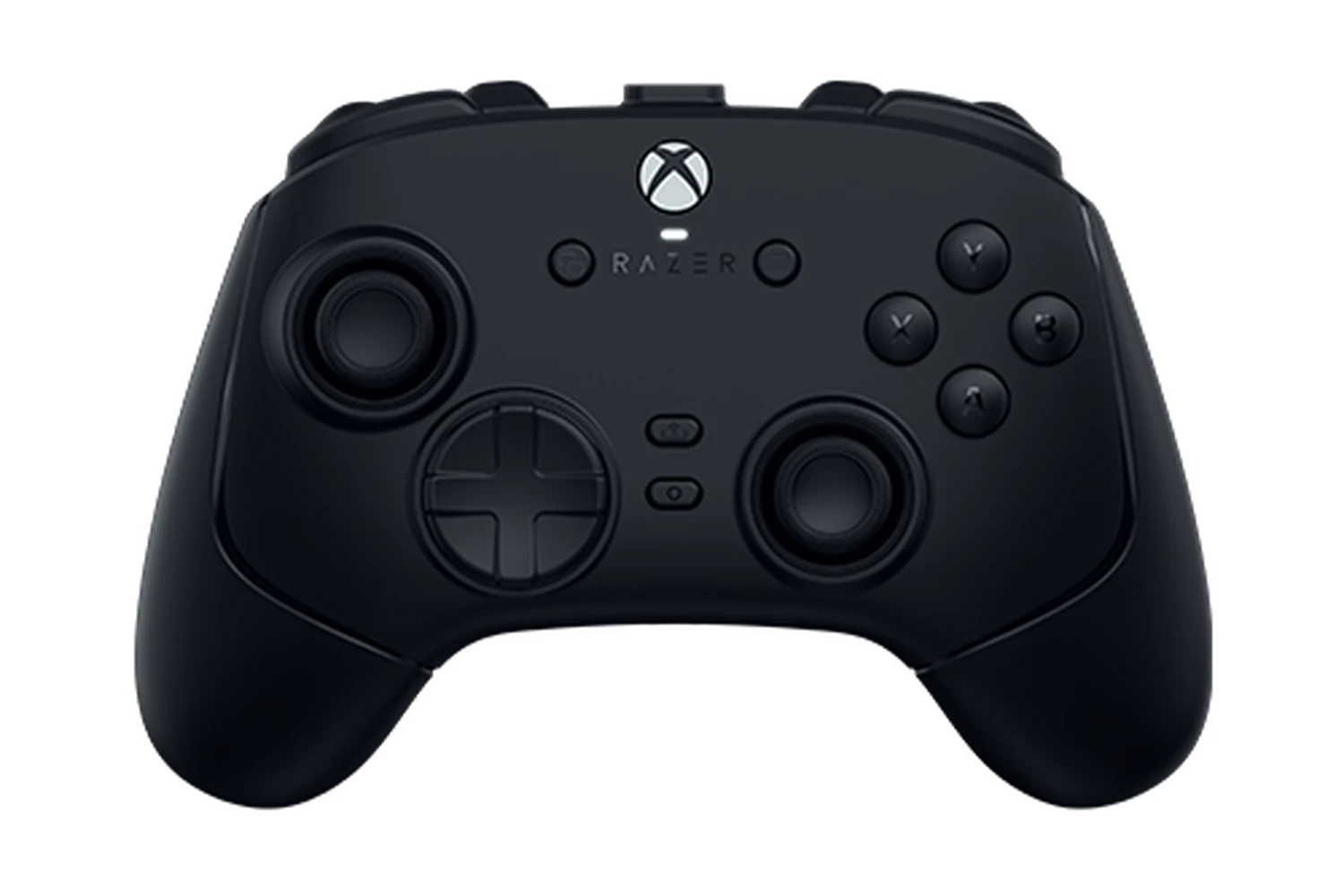 A black Xbox controller with a Razer logo and directional pad.