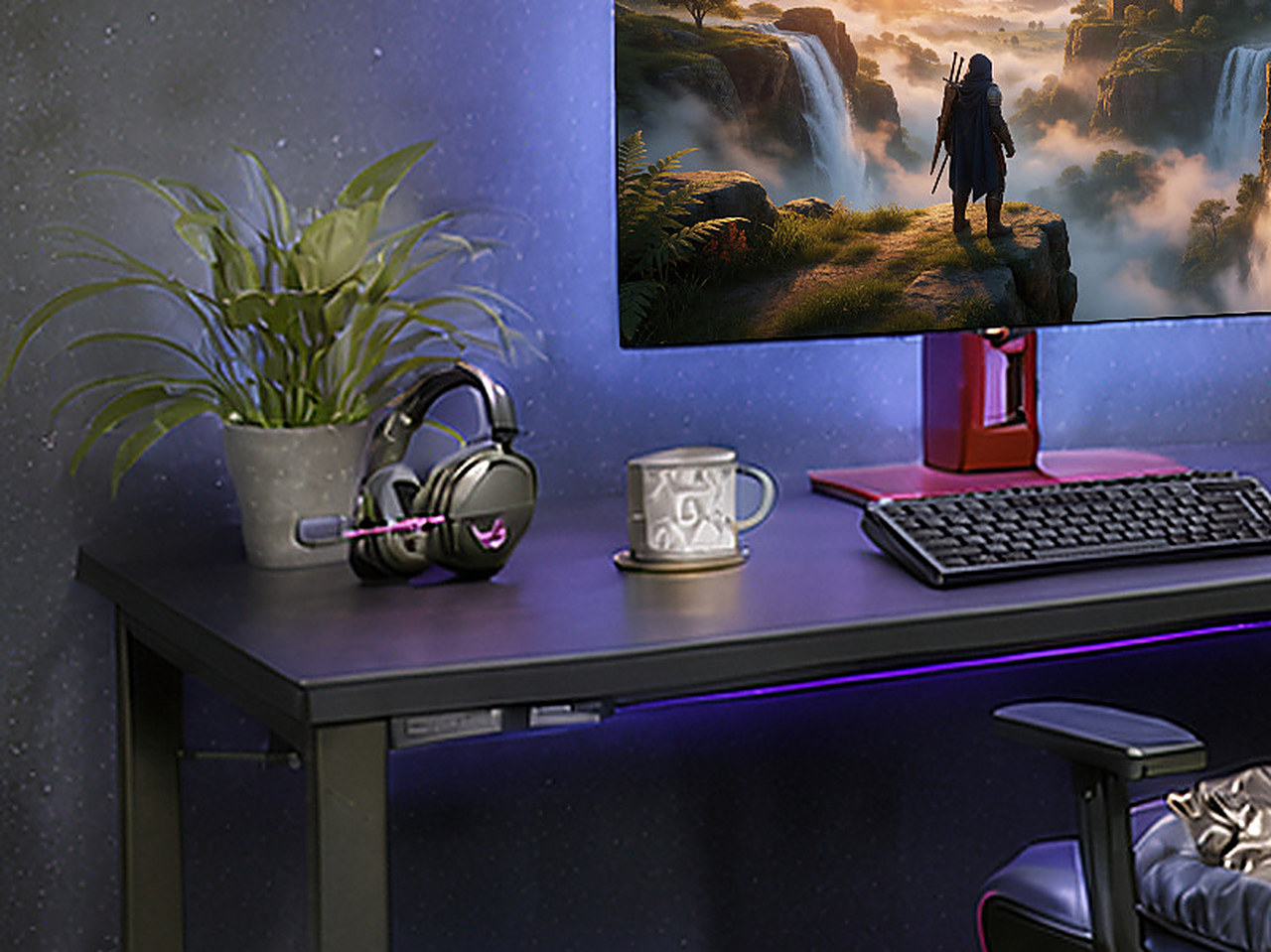ASUS ROG Pelta Wireless Gaming Headset with Detachable Mic
