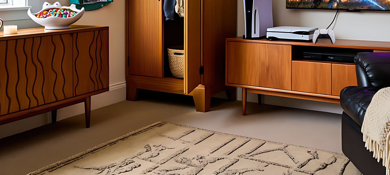 Hauteloom Citrine Wool Area Rug 5' x 7'6"