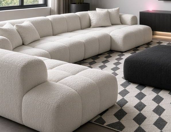Lazur Modular U-Shaped 8-Seat Cloud Couch