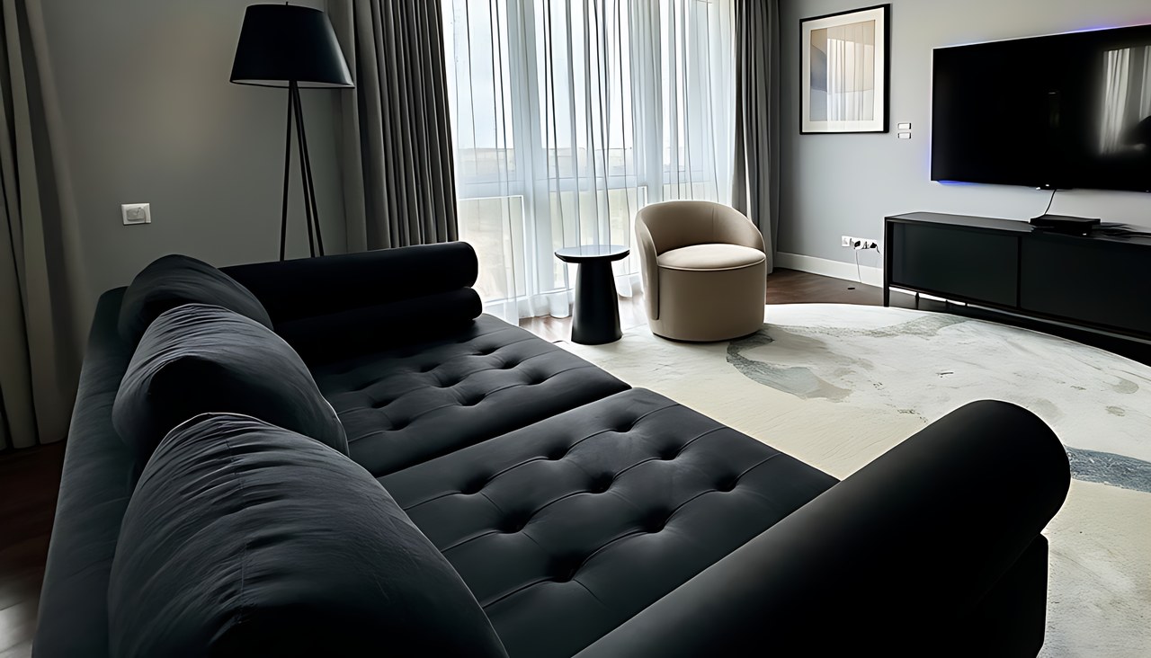 ORRD Chesterfield Large Loveseat in the gta6 cozy room v2 scene