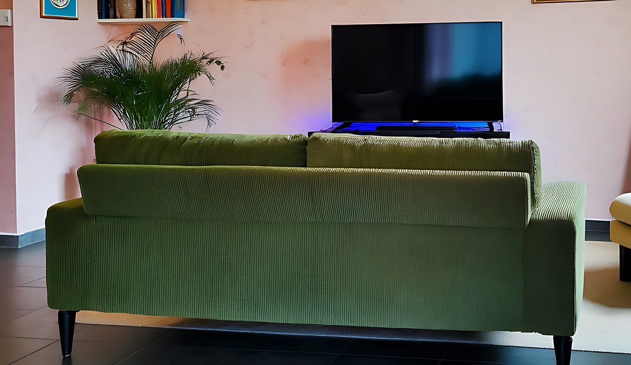 MAXYOYO Folding Sofa Bed, Convertible Chair Bed with Pillow in the gta6 cozy room scene