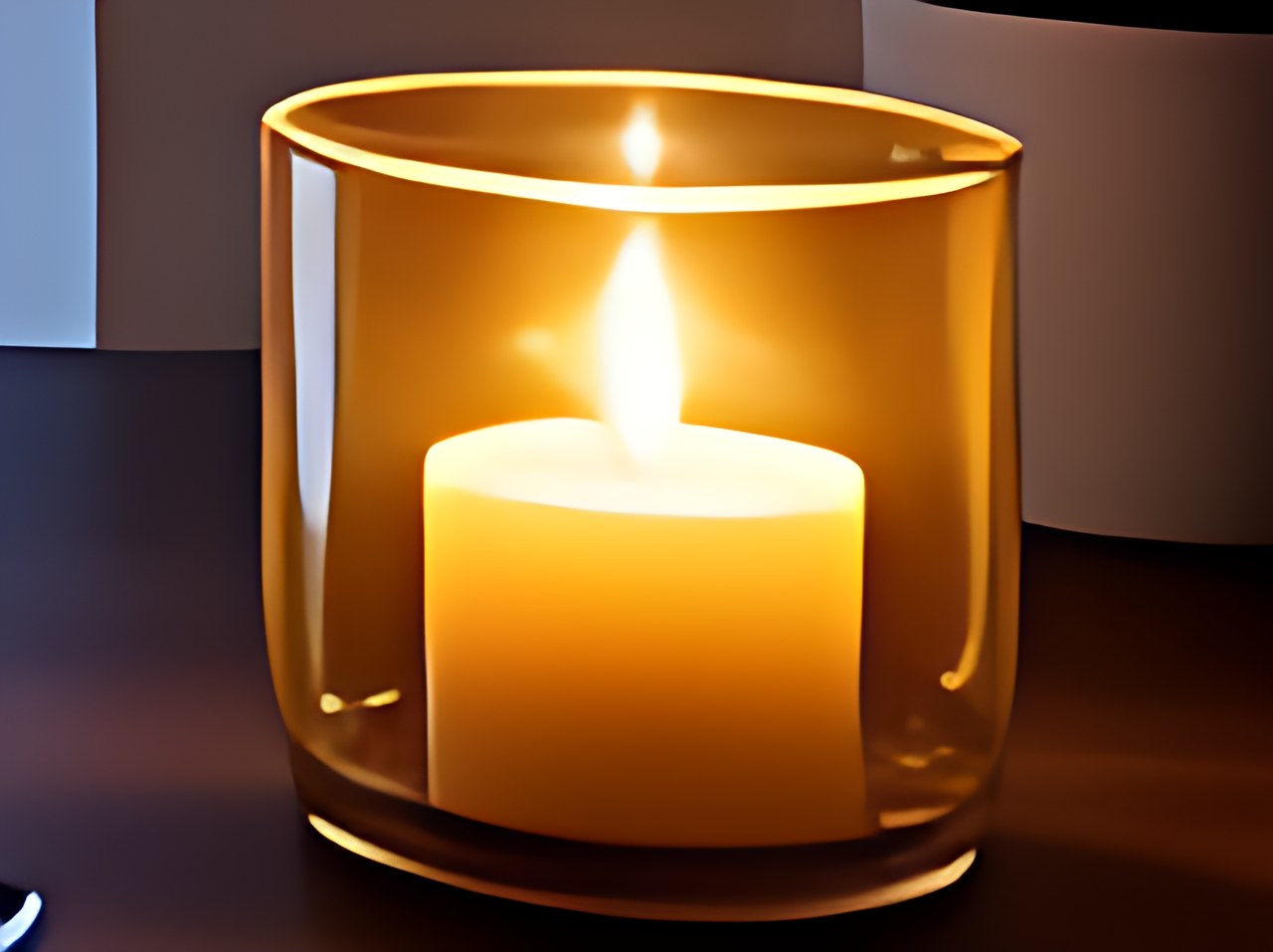 Tyawon Glass Battery Operated LED Flameless Candles with Remote and Timer