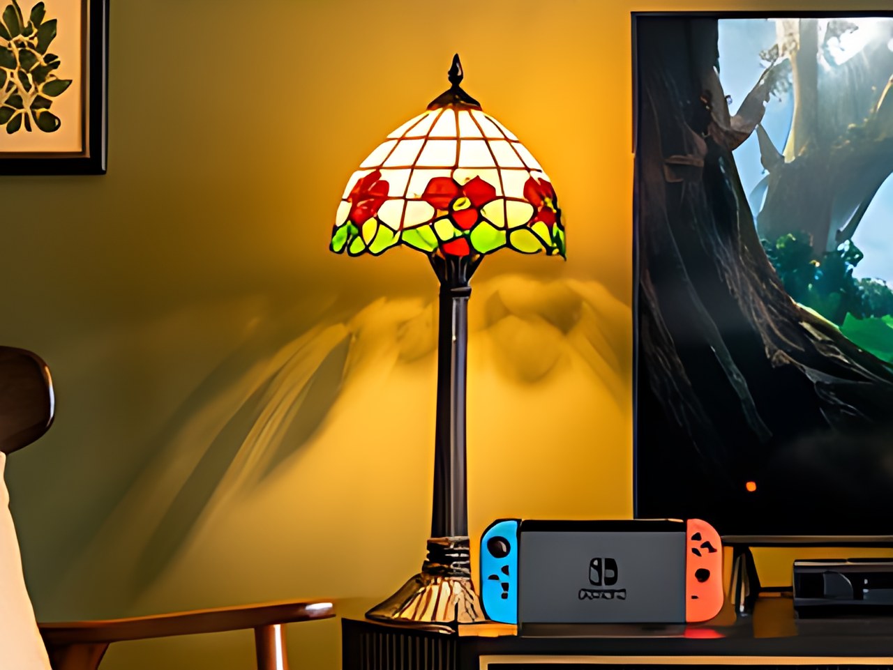Zelda Neon Sign, Silicone & Acrylic 8.2x16.1 inches, Sword Z LED Light for Gaming Room Decor, Wall Mount Indoor USB Powered in the zelda style room scene